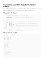 Lösungen zu allen Assembler-Aufgaben