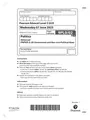 Edexcel A Level Politics Question Paper 2 June 2023