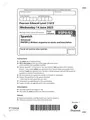 Edexcel A Level Spanish Question Paper 2 June 2023