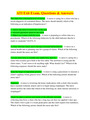 ATI Exit 2023 Exam, Questions & Answers, Graded 100%