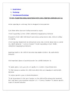 TF-CBT - PARENTING SKILLS QUESTIONS WITH 100% VERIFIED ANSWERS 2025-26
