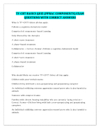 TF-CBT BASICS QUIZ (PPRAC COMPONENTS) EXAM  QUESTIONS WITH CORRECT ANSWERS