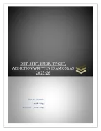 DBT, SFBT, EMDR, TF-CBT, ADDICTION WRITTEN EXAM QS&AS  2025-26