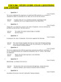 COUN 506 – STUDY GUIDE- EXAM 1 QUESTIONS AND ANSWERS.