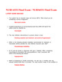 NURS 6531 Final Exam/ NURS6531 Final Exam - LATEST 2022.