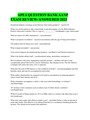 APEA QBank AANP EXAM REVIEW- ANSWERED 2023