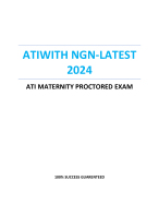 ATI MATERNITY PROCTORED EXAM WITH NGN-LATEST 2024