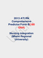2013 ATI RN  Comprehensive  Predictor Form  B180 QUESTIONS