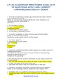 Ati RN LEADERSHIP WITH SCREENSHOT SAMPLE EXAM QUESTIONS AND ANSWERS ALIGNED WITH CHAMBERLAIN UNIVERSITY RN CURRICULUM [2026 LATEST REVI SED