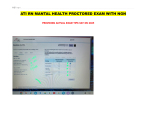 ATI RN MANTAL HEALTH PROCTORED EXAM WITH NGN