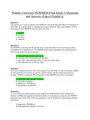 Walden University NURS6630 Final Exam 3. Questions and Answers (Latest) Graded A.