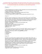 Test Bank Maternity and Pediatric Nursing 4th Edition By Susan Ricci, Theresa Kyle, Susan Carman