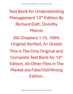 Instructor Manual with Test Bank Understanding Management 13th Edition By Richard Daft, Dorothy Marcic