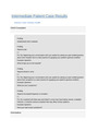 Edward Carter Shadow Health - Intermediate Patient Case Results