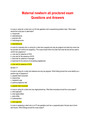 Maternal newborn ati proctored exam Questions and Answers