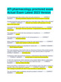 ATI pharmacology proctored exam Actual Exam Latest 2023 Version/ ATI pharmacology proctored exam