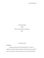 MGT 431 WeeK 5  Individual Assignment Labor Relations Paper Solution