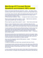 Med-Surge ATI Focused Review Questions and Answers 100% correct