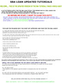 SBA LOAN UPDATED TUTORIALS 2021