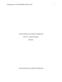 BUS 670 Week 5 Assignment Anti-Discrimination Laws Related To Employment