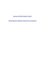 HISTORY C375 Survey Of World History Task 2