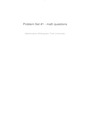 Problem Set # 1 Math Questions