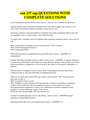 con 237 sap QUESTIONS WITH COMPLETE SOLUTIONS