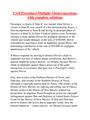 Civil Procedure Multiple Choice questions with complete solutions ...