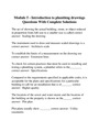 Module 5 - Introduction to plumbing drawings Questions With Complete Solutions