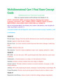 NUR 2356 Multidimensional Care I Final Exam Concept Guide (MDC 1) Rasmussen College