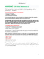 NURSING 220 HESI Maternity 2 NEW QUESTIONS/ANSWERS 2020/2021
