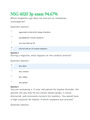 NSG 6020 3p Exam Questions And Answers 94.67% Correct (2021)