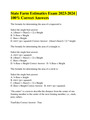 State Farm Estimatics Exam 2023-2024 100- Correct Answers