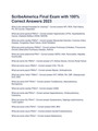 ScribeAmerica Final Exam with 100- cotrrect answers 2023.