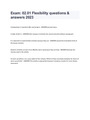 Exam: 02.01 Flexibility questions & answers 2023