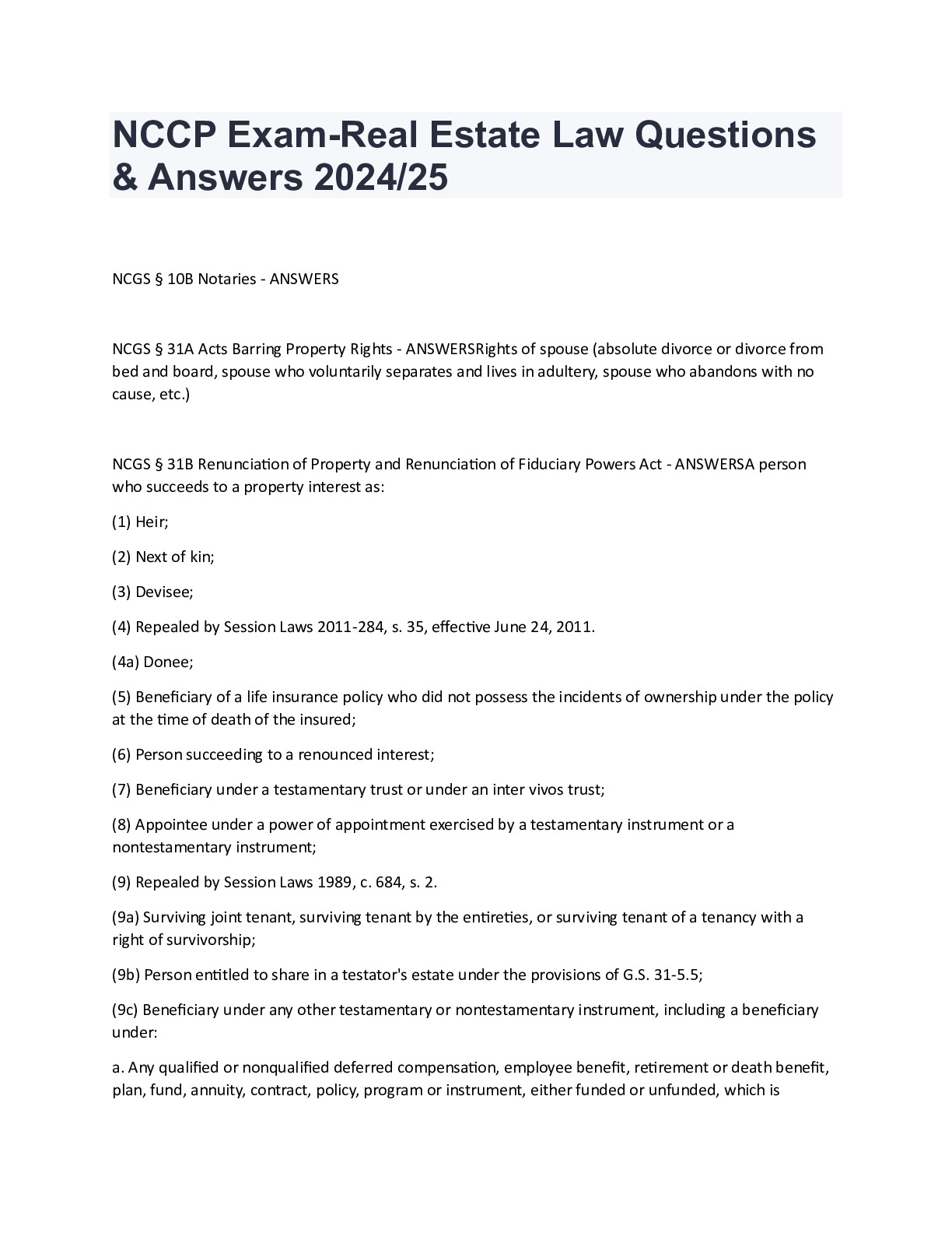 nccp-exam-real-estate-law-questions-answers-2024-25-docmerit