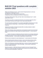 BUS 201 Final questions with complete solution 2023