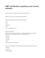 AMT Certification questions and correct answers-31