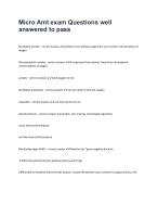 Micro Amt exam Questions well answered to pass -5