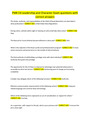 PMK E4 Leadership and Character Exam questions with correct answers