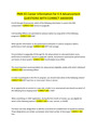 PMK-EE Career Information for E-4 Advancement QUESTIONS WITH CORRECT ANSWERS