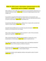 PMK-EE 2020 Career Information (Advancement to E4) QUESTIONS WITH CORRECT ANSWERS