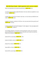 NLN PAX Exam Study – Math questions with correct answers