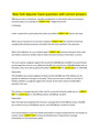 New York Adjuster Exam questions with correct answers