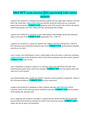 NHA PCT exam practice ||201 questions|| with correct answers