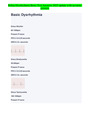 Relias Dysrhythmia Basic Test Answers 2023 update with accurate  answers