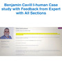 Benjamin Cavill I-human Case  study with Feedback from Expert  with All Sections