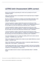 LETRS Unit 4 Assessment 100% correct