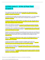 LETRS Units 5 - 8 Pre & Post Test Graded A 40 Questions With Correct Answers