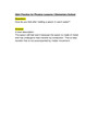 Question & Answer Practice for Physics Lessons